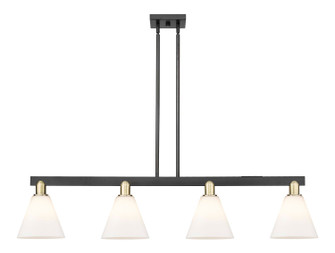 Arcadia Four Light Island Pendant in Black Antique Brass (405|716-4I-BAB-GBC-81)