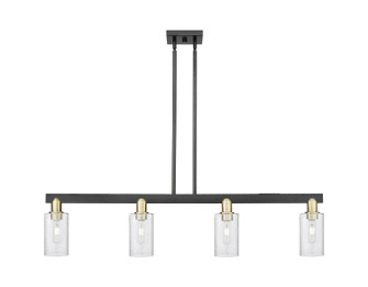 Arcadia Four Light Island Pendant in Black Antique Brass (405|716-4I-BAB-G804)