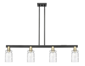 Arcadia Four Light Island Pendant in Black Antique Brass (405|716-4I-BAB-G352)