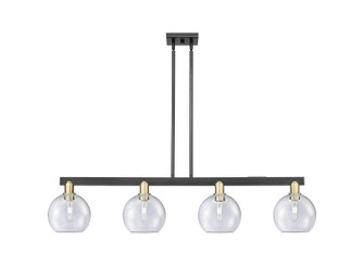 Arcadia Four Light Island Pendant in Black Antique Brass (405|716-4I-BAB-G124-8)