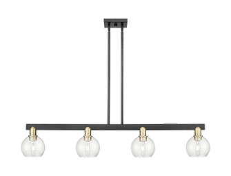 Arcadia Four Light Island Pendant in Black Antique Brass (405|716-4I-BAB-G124-6)