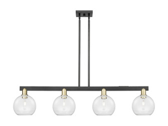 Arcadia Four Light Island Pendant in Black Antique Brass (405|716-4I-BAB-G122-8)
