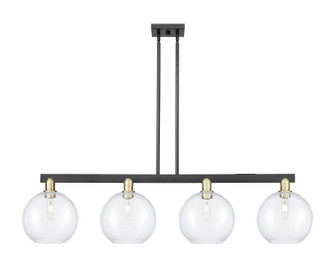 Arcadia Four Light Island Pendant in Black Antique Brass (405|716-4I-BAB-G122-10)