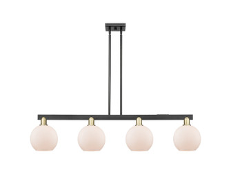 Arcadia Four Light Island Pendant in Black Antique Brass (405|716-4I-BAB-G121-8)