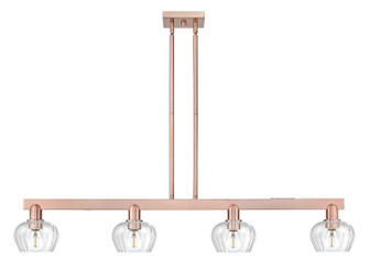 Arcadia Four Light Island Pendant in Antique Copper (405|716-4I-AC-G92)