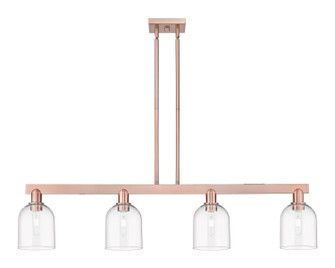 Arcadia Four Light Island Pendant in Antique Copper (405|716-4I-AC-G558-6CL)