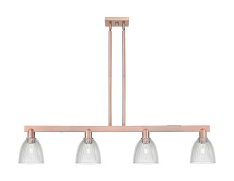Arcadia Four Light Island Pendant in Antique Copper (405|716-4I-AC-G382)