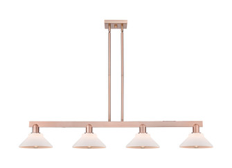 Arcadia Four Light Island Pendant in Antique Copper (405|716-4I-AC-G131)