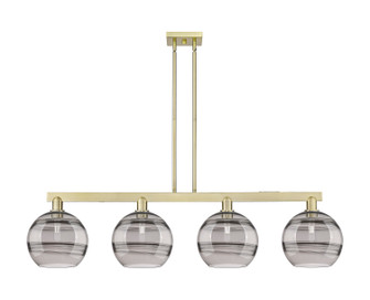 Arcadia Four Light Island Pendant in Antique Brass (405|716-4I-AB-G556-10SM)