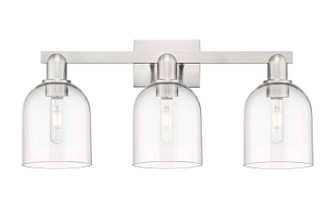Arcadia Three Light Bath Vanity in Brushed Satin Nickel (405|716-3W-SN-G558-6CL)