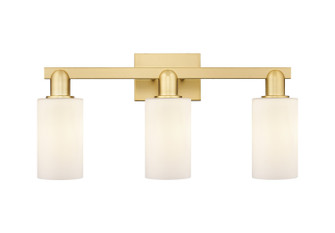 Arcadia Three Light Bath Vanity in Satin Gold (405|716-3W-SG-G801)