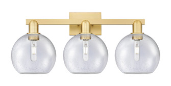 Arcadia Three Light Bath Vanity in Satin Gold (405|716-3W-SG-G124-8)