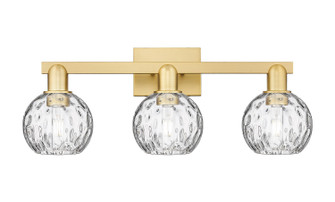Arcadia Three Light Bath Vanity in Satin Gold (405|716-3W-SG-G1215-6)