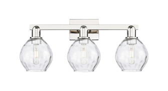 Arcadia Three Light Bath Vanity in Polished Nickel (405|716-3W-PN-G362)