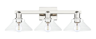 Arcadia Three Light Bath Vanity in Polished Nickel (405|716-3W-PN-G132)