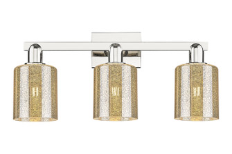 Arcadia Three Light Bath Vanity in Polished Nickel (405|716-3W-PN-G116)