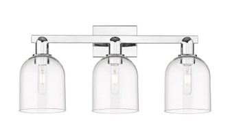 Arcadia Three Light Bath Vanity in Polished Chrome (405|716-3W-PC-G558-6CL)