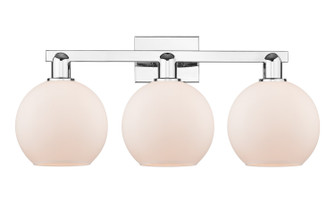 Arcadia Three Light Bath Vanity in Polished Chrome (405|716-3W-PC-G121-8)