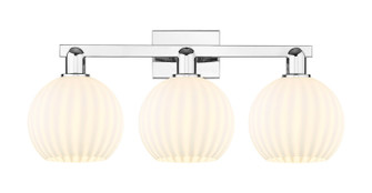 Arcadia Three Light Bath Vanity in Polished Chrome (405|716-3W-PC-G1217-8WV)