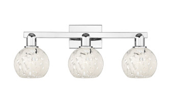 Arcadia Three Light Bath Vanity in Polished Chrome (405|716-3W-PC-G1216-6WM)