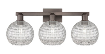 Arcadia Three Light Bath Vanity in Oil Rubbed Bronze (405|716-3W-OB-G122C-8CL)