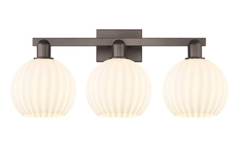 Arcadia Three Light Bath Vanity in Oil Rubbed Bronze (405|716-3W-OB-G1217-8WV)