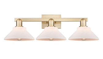 Arcadia Three Light Bath Vanity in Champagne Bronze (405|716-3W-CB-G131)