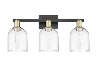 Arcadia Three Light Bath Vanity in Black Antique Brass (405|716-3W-BAB-G558-6CL)