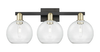 Arcadia Three Light Bath Vanity in Black Antique Brass (405|716-3W-BAB-G122-8)