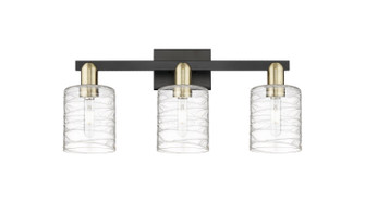 Arcadia Three Light Bath Vanity in Black Antique Brass (405|716-3W-BAB-G1113)