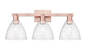 Arcadia Three Light Bath Vanity in Antique Copper (405|716-3W-AC-GBD-754)