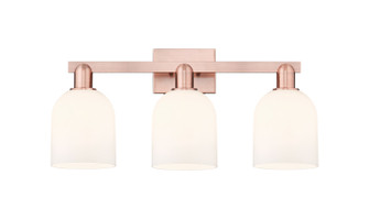 Arcadia Three Light Bath Vanity in Antique Copper (405|716-3W-AC-G558-6GWH)