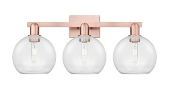 Arcadia Three Light Bath Vanity in Antique Copper (405|716-3W-AC-G122-8)