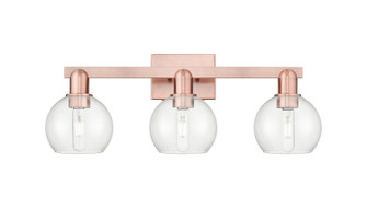 Arcadia Three Light Bath Vanity in Antique Copper (405|716-3W-AC-G122-6)