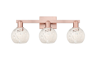 Arcadia Three Light Bath Vanity in Antique Copper (405|716-3W-AC-G1216-6WM)