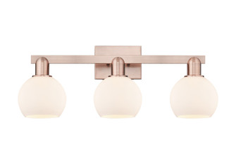 Arcadia Three Light Bath Vanity in Antique Copper (405|716-3W-AC-G121-6)