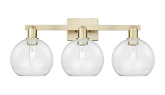 Arcadia Three Light Bath Vanity in Antique Brass (405|716-3W-AB-G122-8)