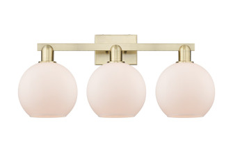 Arcadia Three Light Bath Vanity in Antique Brass (405|716-3W-AB-G121-8)