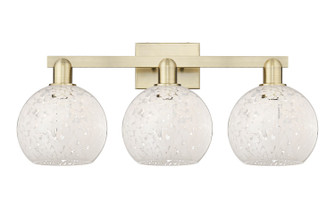 Arcadia Three Light Bath Vanity in Antique Brass (405|716-3W-AB-G1216-8WM)