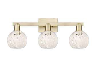Arcadia Three Light Bath Vanity in Antique Brass (405|716-3W-AB-G1216-6WM)