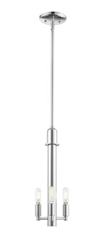 Arcadia Three Light Mini Pendant in Polished Chrome (405|716-3S-PC)