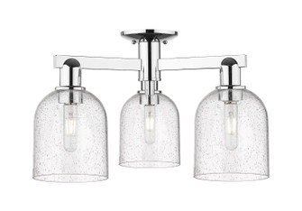 Arcadia Three Light Semi-Flush Mount in Polished Chrome (405|716-3F-PC-G558-6SDY)