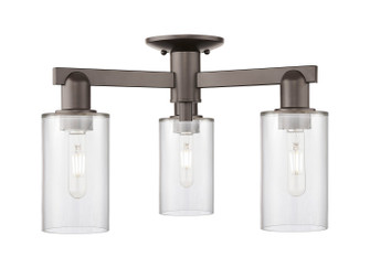 Arcadia Three Light Semi-Flush Mount in Oil Rubbed Bronze (405|716-3F-OB-G802)