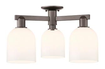 Arcadia Three Light Semi-Flush Mount in Oil Rubbed Bronze (405|716-3F-OB-G558-6GWH)