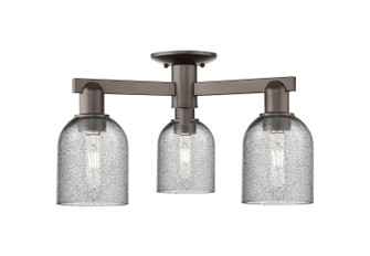 Arcadia Three Light Semi-Flush Mount in Oil Rubbed Bronze (405|716-3F-OB-G257)