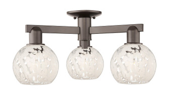 Arcadia Three Light Semi-Flush Mount in Oil Rubbed Bronze (405|716-3F-OB-G1216-6WM)