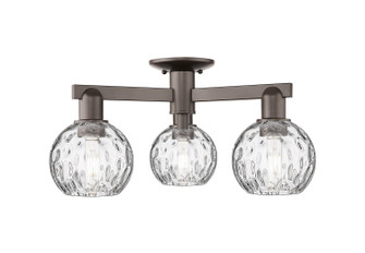 Arcadia Three Light Semi-Flush Mount in Oil Rubbed Bronze (405|716-3F-OB-G1215-6)
