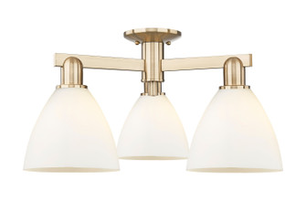 Arcadia Three Light Semi-Flush Mount in Champagne Bronze (405|716-3F-CB-GBD-751)