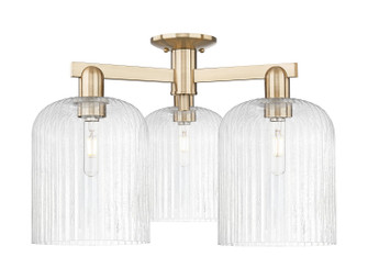Arcadia Three Light Semi-Flush Mount in Champagne Bronze (405|716-3F-CB-G559-8SDY)