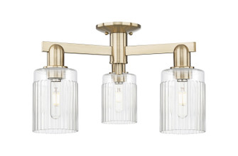 Arcadia Three Light Semi-Flush Mount in Champagne Bronze (405|716-3F-CB-G342)